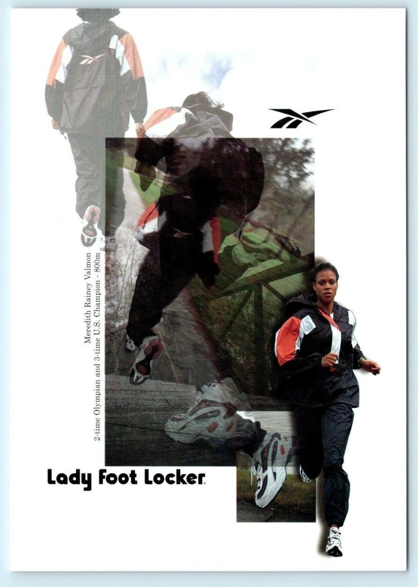 MEREDITH RAINEY VALMON Olympic Runner 1998 Ad LADY FOOT LOCKER 4