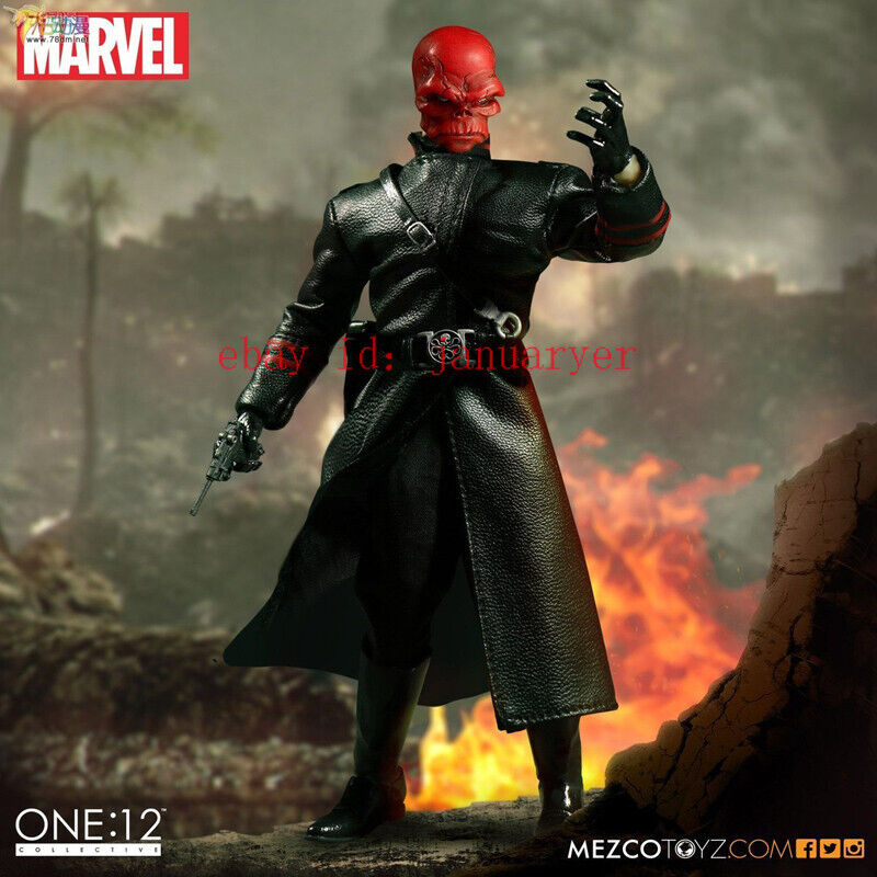 Perfect Mezco Toyz 1/12 Marvel Comics Red Skull Action Perfect Mezco Toyz 1/12 Marvel Comics Red Skull Action