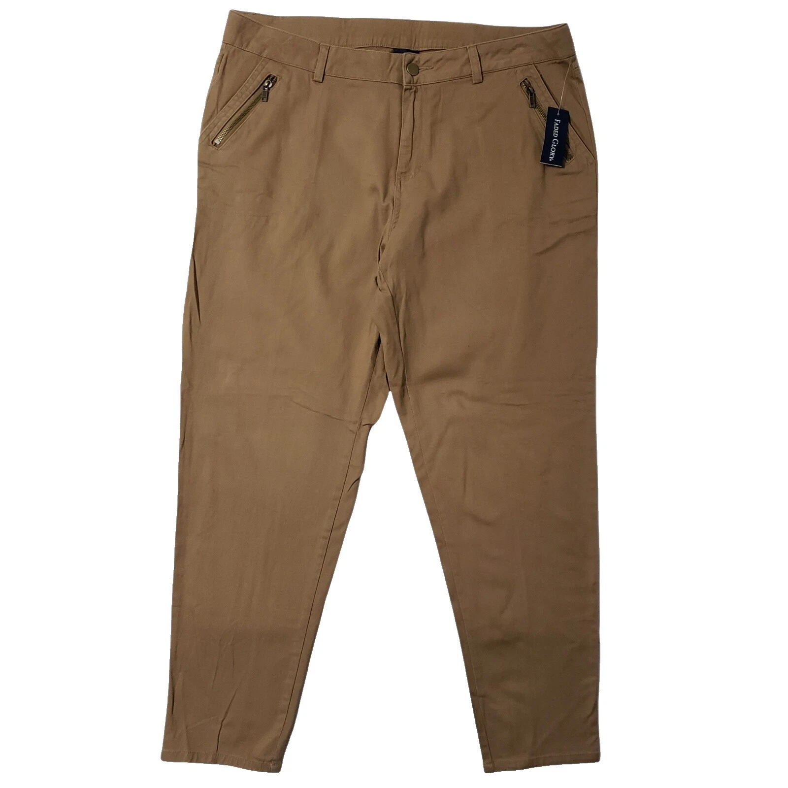 Faded Glory Solid Pants for Women