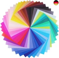 Opret Origami-Papier 20X20, 100 Blatt 50 Farben 20 X 20 Cm Einseitig Farbiges