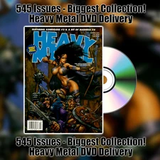 545 Issues HEAVY METAL Magazine Complete Collection