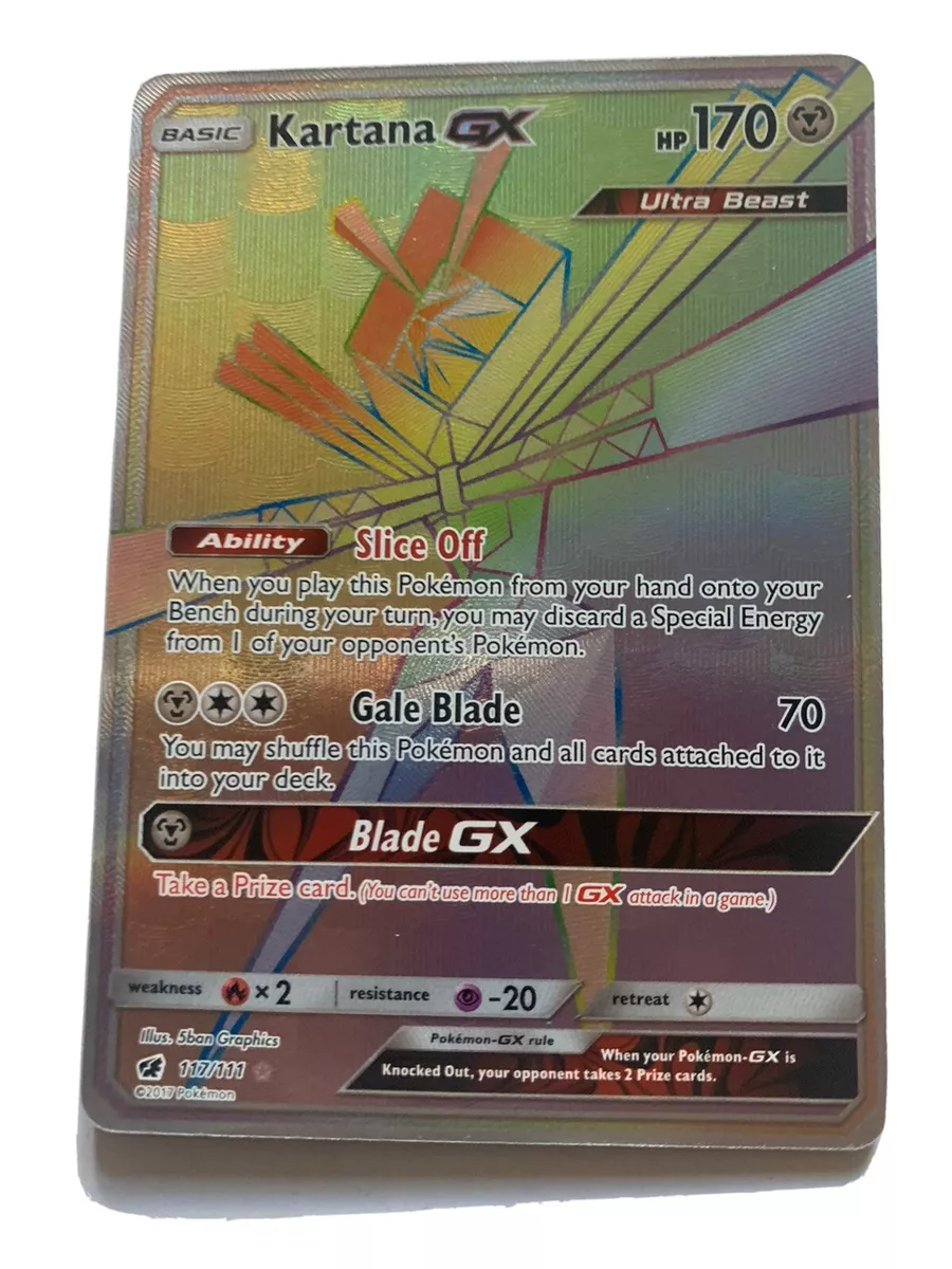 Kartana GX - Sun & Moon: Crimson Invasion - Pokemon