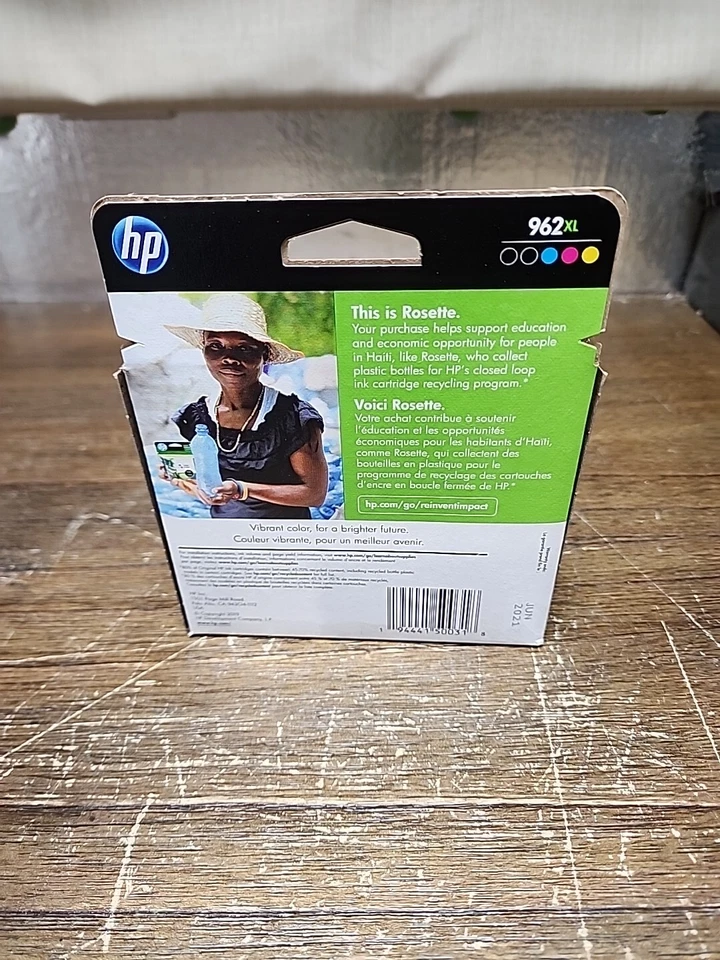 Paquete de 5 cartuchos de tinta HP 962XL (6ZA57AN) negro/cian/magenta/amarillo Foto 3 de 4