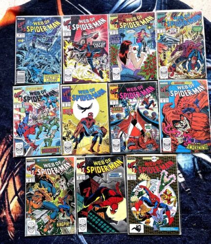 Web of Spider-Man #40 -50 VF-NM Full Run Lot - Bild 2 von 2