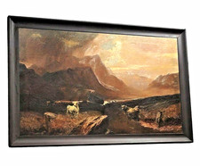 Listed Artist Sidney Richard Percy Monumental Mountains Landscape 30