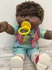 1990 First Edition HASBRO Cabbage Patch Kids AA African Birthday Boy Doll