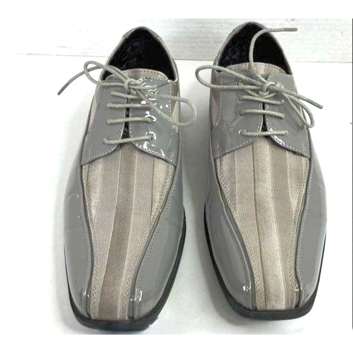 men's gray casual dress shoes Oxfords