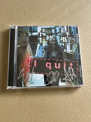 HAIM Personally Signed I Quit CD with Personal Message  Take me Back  Signed CD