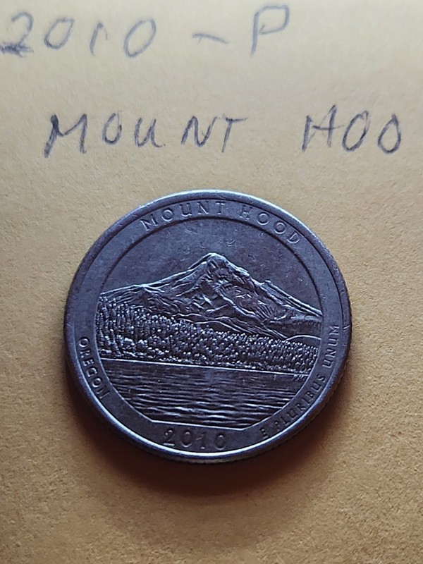 2010 P Mount Hood Oregon Washington Quarter ATB Series