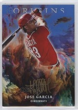 2021 Chronicles Origins Signatures Blue Gold Ink 6/25 Jose Garcia Auto kn8