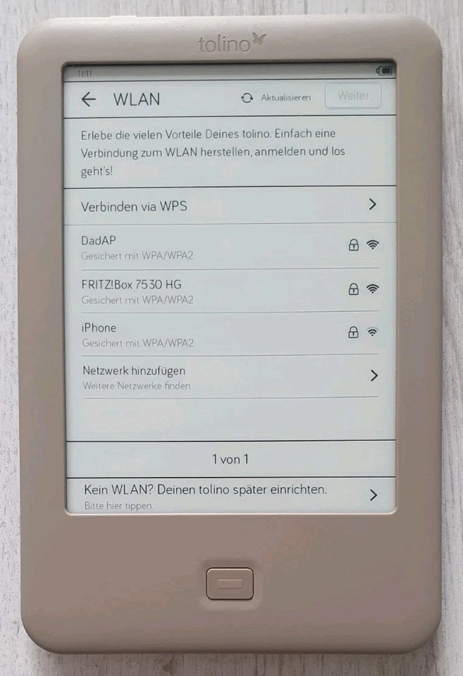 E-Book Reader Tolino Page, voll funktionsfähig, OVP - Bild 3 von 4