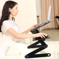 360° Adjustable Laptop Table Stand Lap Sofa Bed Tray Computer Notebook Desk