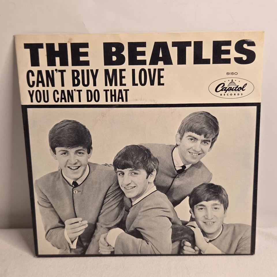 Coll/VTG: 45 7" SP THE BEATLES CAPITOL 5150 CAN'T BUY ME LOVE VG++ (see pics)Rec - Image 2 of 4
