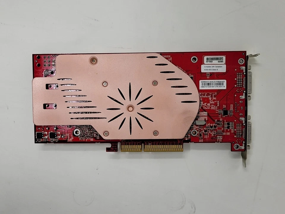 Tarjeta de gráficos VISIONTEK Radeon X1950 pro vt-x1950pro256a 2*DVI VID alto perfil Foto 3 de 3