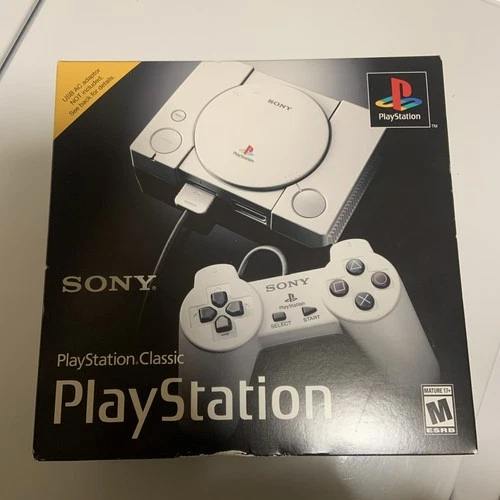 Authentic Sony PlayStation Classic Mini 2018 Edition Video Game Console PS1 New