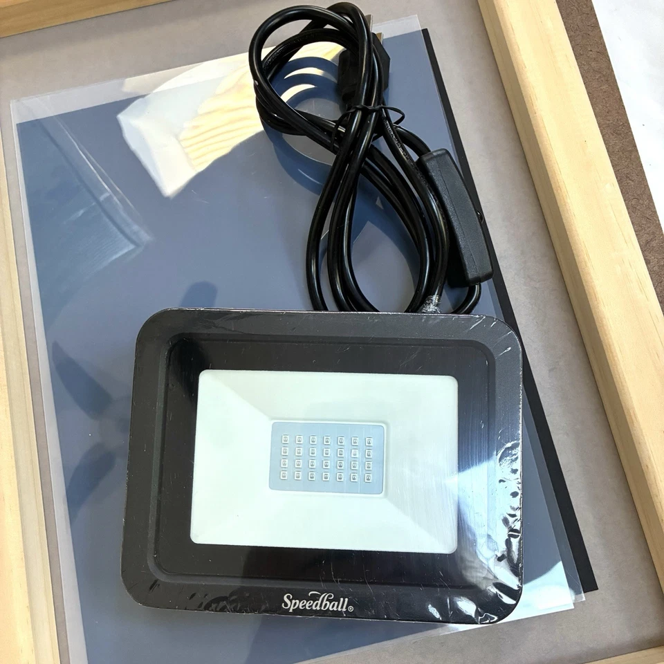 Speedball Advanced все-в-одном набор уровень 3 трафаретная печать светодиодная лампа открытая коробка читать - Изображение 3 из 4