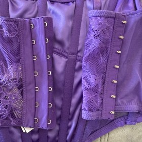 Victoria's Secret Dream Angels Purple Lace Corset Bustier Bra S Sexy Lingerie