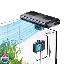 AQUASMITH Aquarium Chiller Fan,Fish Tank Cooler with Temperature Control,Mini