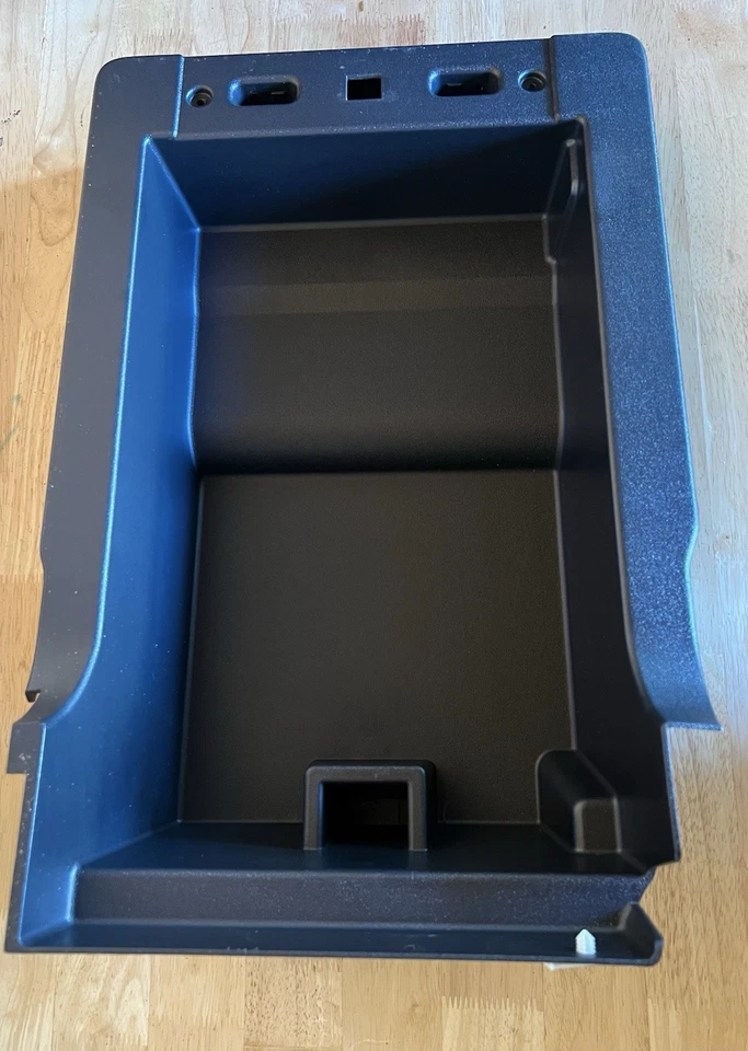 Ford F-150 F-250 F-350 2021-2025 doble cabina asiento central bandeja de almacenamiento inferior Foto 4 de 4