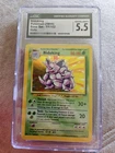 Pokemon 1999 Base Set Unlimited Nidoking 11/102 Holo Rare CGC 5.5
