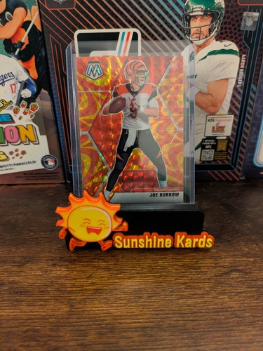 Joe Burrow 2020 Panini Mosaic  Rookie Reactive Orange Holo Prizm RC #201