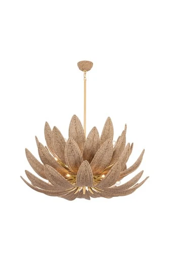 Corbett Lighting 539-42 Varanasi 28 Light 42"W Pendant - Gold - Picture 2 of 2