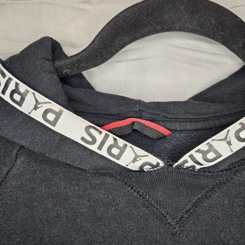 NIKE AIR Jordan Paris Saint Germain Black Hoodie Size Youth XL,Wear On Hood Logo - Picture 5 of 12