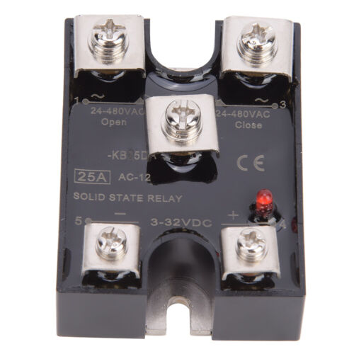 Solid State Relay 25A Single Phase 1NO1NC Solid State Relay DC Controlled AC - Picture 2 of 13
