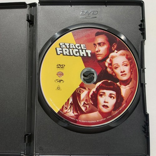 Stage Fright DVD Region 4 (1950 Film Noir) Jane Wyman/Marlene Dietrich - Bild 3 von 4