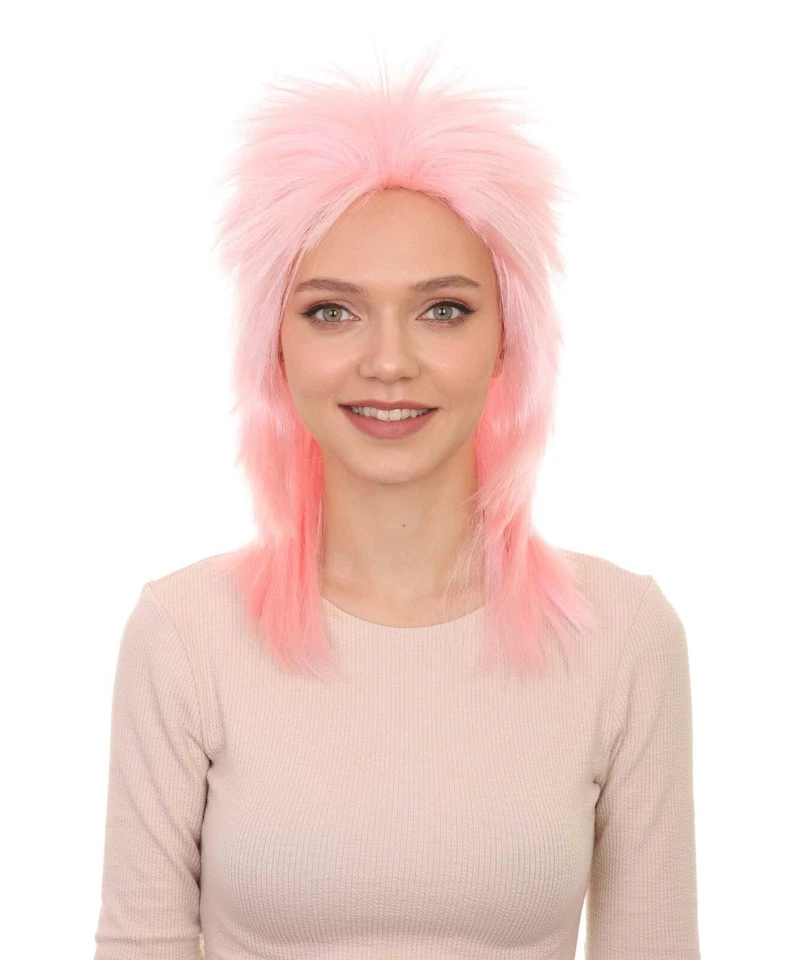 80's Mullet Women's Rocker Style Wigs | Retro Wigs Multiple Color, HW-936 - Image 3 of 4