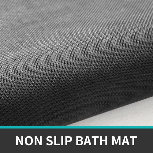 2Pcs Absorbent Bath Mat Rug Sets, Non-Slip Quick Dry Toilet Mat U Shaped Rubber - Picture 7 of 8