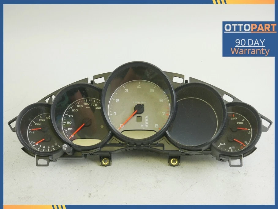 2010-2012 PORSCHE PANAMERA INSTRUMENT SPEEDOMETER GAUGE CLUSTER OEM - Image 3 of 4
