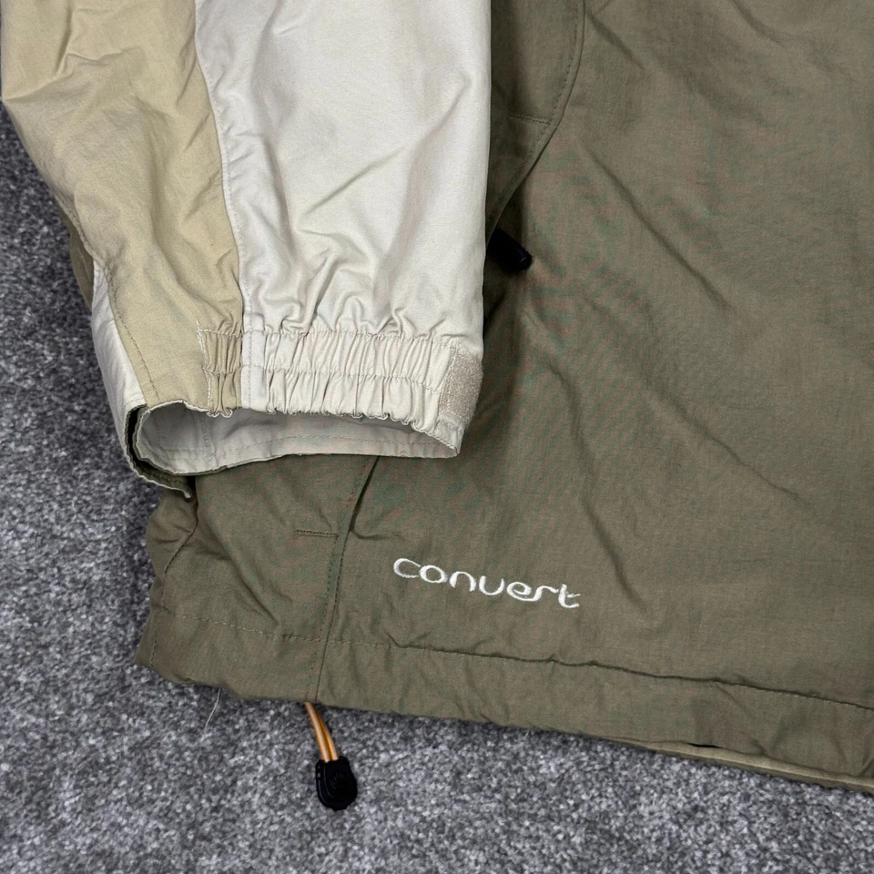 Vintage Columbia Jacket Men Large Tan Brown Zip Winter Coat Convert Fleece Lined - Image 2 of 4