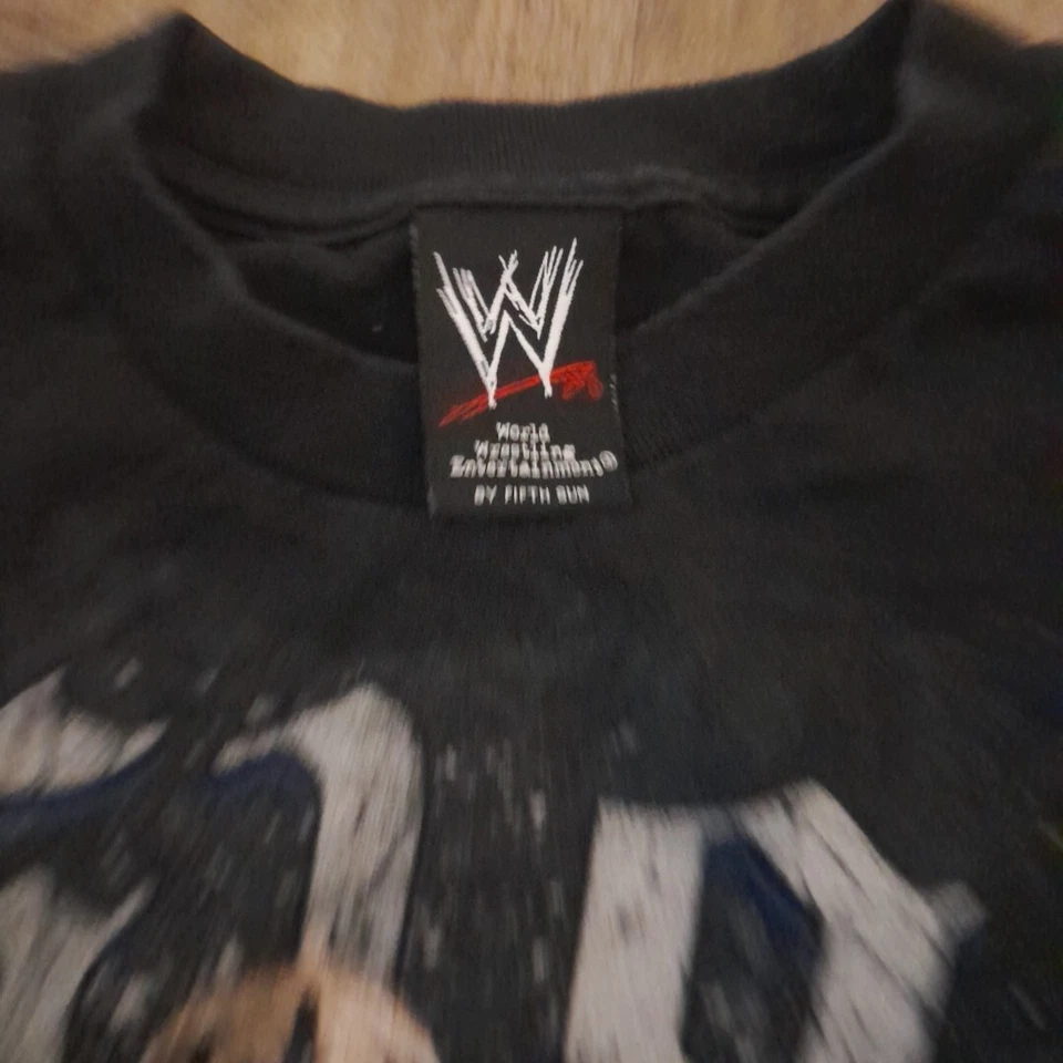 WWE SMACKDOWN 2007 Rey Mysteriou Wrestling Double Sided Print T-Shirt XL Teens - Image 4 of 4