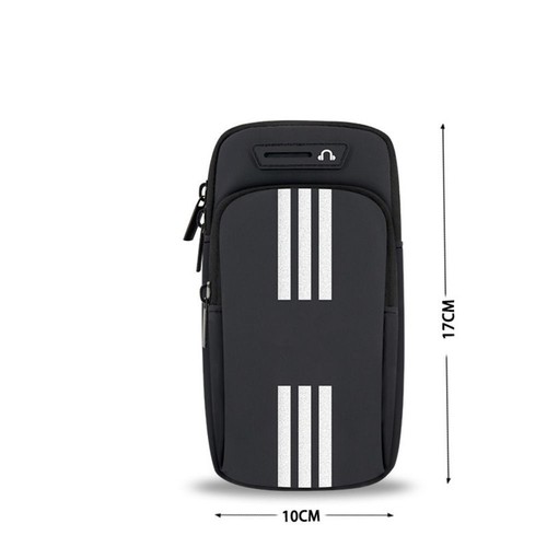 Bag Waterproof Running Armband Bag Fitness Bag Wrist Bag Mobile Phone Arm Bag - Photo 3/16