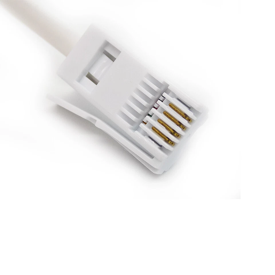 10M RJ11 UK Male To Female BT Extention Cable Extender For Telephone Fax Modem - Image 3 of 4