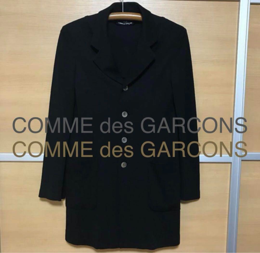 tricot COMME des GARCONS Long Jacket Womens Size Wool Black tricot COMME des GARCONS Long Jacket Womens Size Wool Black