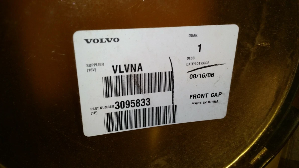 Volvo Front Hub Cap VLVNA 3095833 American Chrome NEW | eBay 