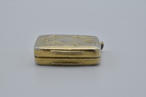 Vinagreta georgiana de plata de ley dorada 1827 - Imagen 9 de 10