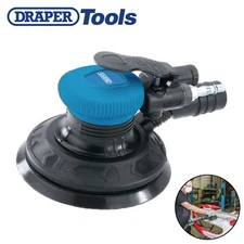 Draper 150mm 6" Variable Speed Random Orbital Dual Action DA Air Sander, 65084
