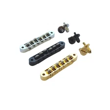 Tune-O-Matic M4 Bridge w/ Roller Saddles for Gibson Les Paul, SG, Gretsch