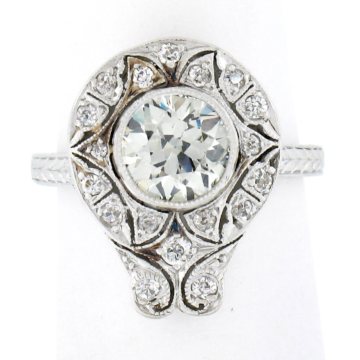 Edwardian platinum diamond ring sale