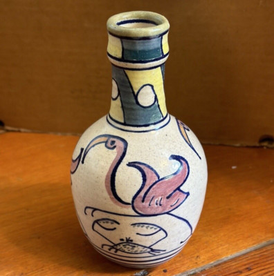 POMONA PARK FLORIDA POTTERY VASE 1950'S....SIGNED MD! MINT!