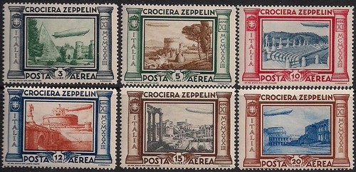 Italy Stamp C42-C47 - Graf Zeppelin - 第 1/1 張圖片