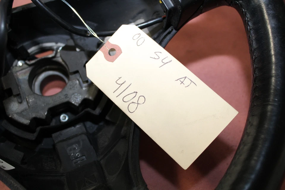 2000-2001 AUDI S4 LEATHER STEERING WHEEL 4108 - Image 2 of 4