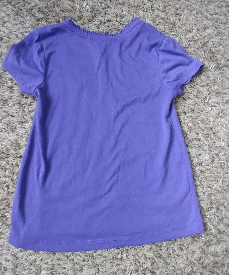 Gap Kids Girls Shirt Heart Buttons 6 - Image 3 of 3