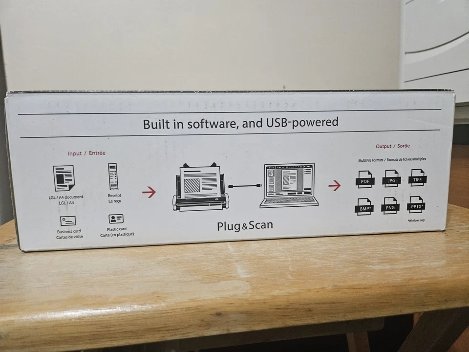 Canon imageFORMULA R10 Portable Document Scanner Duplex 20 Page Feeder - Image 3 of 3