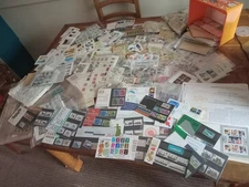 Huge Joblot Of Postage Stamps Mounted Unmounted Used Unused 1st Day Covers Etc