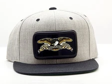 Anti Hero Skateboards Hat, Removable Metal Patch, Snapback