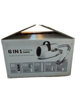6 in 1 Dog Grooming Kit with Vacuum for Shedding Hair Clipper Nail Trimmer